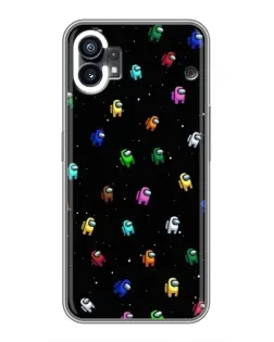 Чехол для Nothing Phone 1 с картинкой «Экипаж Among Us»