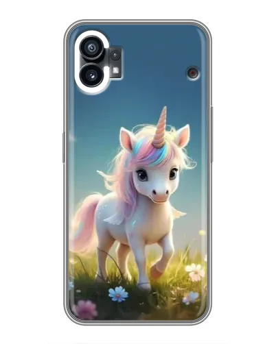 Чехол для Nothing Phone 1 с картинкой «Единорог на поляне» Чехол для Nothing Phone 1 с картинкой «Единорог на поляне»