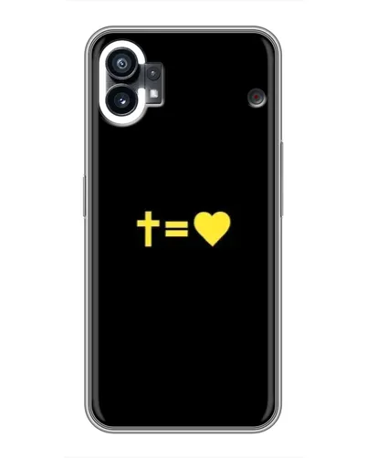 Чехол для Nothing Phone 1 с картинкой «Сердце и Крест» Чехол для Nothing Phone 1 с картинкой «Сердце и Крест»