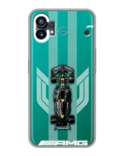Чехол для Nothing Phone 1 с картинкой «Mercedes AMG Petronas»