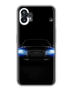 Чохол для Nothing Phone 1 з картинкою «Audi в неоні»