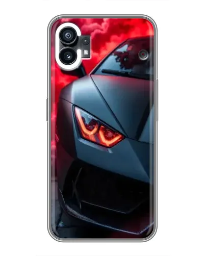 Чехол для Nothing Phone 1 с картинкой «Lamborghini красное сияние» Чехол для Nothing Phone 1 с картинкой «Lamborghini красное сияние»