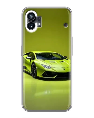 Чехол для Nothing Phone 1 с картинкой «Салатовый Lamborghini Huracan» Чехол для Nothing Phone 1 с картинкой «Салатовый Lamborghini Huracan»