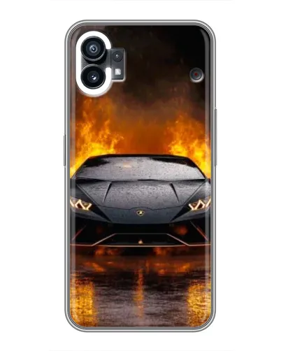 Чехол для Nothing Phone 1 с картинкой «Lamborghini в огне» Чехол для Nothing Phone 1 с картинкой «Lamborghini в огне»