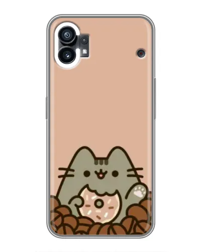 Чехол для Nothing Phone 1 с картинкой «Кофейный Пушин»
