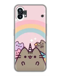 Чехол для Nothing Phone 1 с картинкой «Единорог Pusheen»