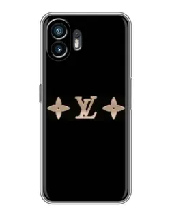 Чехол для Nothing Phone 2 с картинкой «Louis Vuitton — минимализм»