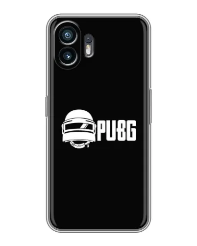 Чехол для Nothing Phone 2 с картинкой «PUBG — классический лого» Чехол для Nothing Phone 2 с картинкой «PUBG — классический лого»