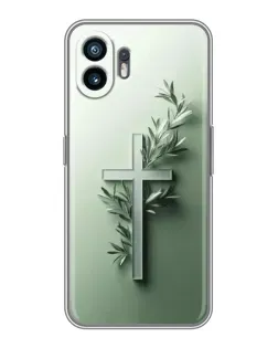 Чехол для Nothing Phone 2 с картинкой «Оливковая ветвь» Чехол для Nothing Phone 2 с картинкой «Оливковая ветвь»