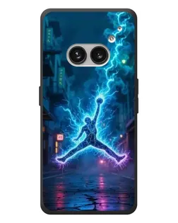 Чехол для Nothing Phone (2a) Plus с картинкой «Jordan Gold Jumpman»