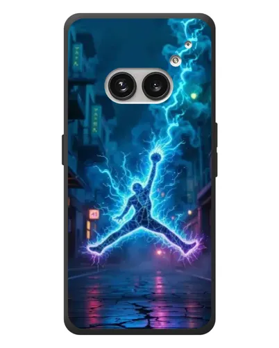 Чехол для Nothing Phone (2a) Plus с картинкой «Jordan Gold Jumpman»