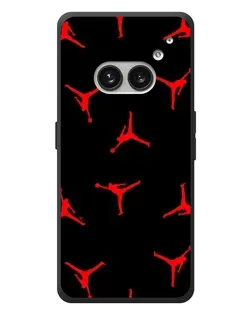 Чехол для Nothing Phone (2a) Plus с картинкой «Jordan Red Pattern»