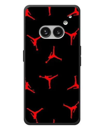 Чехол для Nothing Phone (2a) Plus с картинкой «Jordan Red Pattern»