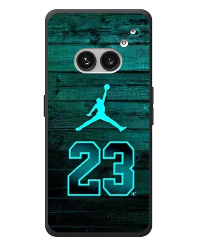 Чехол для Nothing Phone (2a) Plus с картинкой «Jordan Cyan 23»