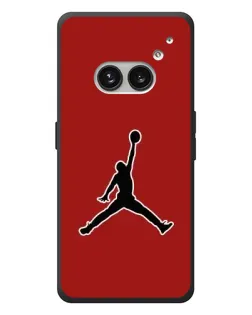 Чехол для Nothing Phone (2a) Plus с картинкой «Jordan Red Back»