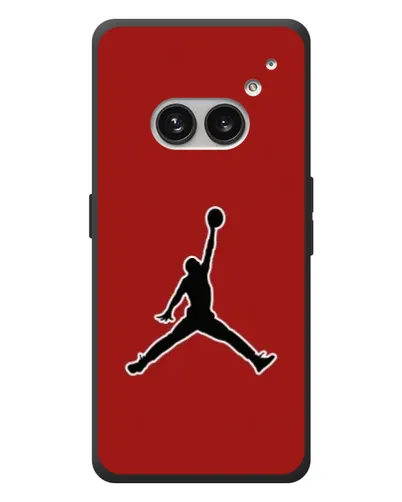 Чехол для Nothing Phone (2a) Plus с картинкой «Jordan Red Back»