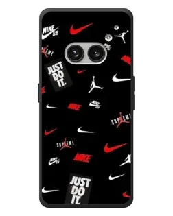 Чехол для Nothing Phone (2a) Plus с картинкой «Nike Mix Pattern»
