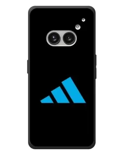 Чехол для Nothing Phone (2a) Plus с картинкой «Adidas Cyan Logo»