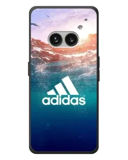 Чехол для Nothing Phone (2a) Plus с картинкой «Океанская глубина адидас»