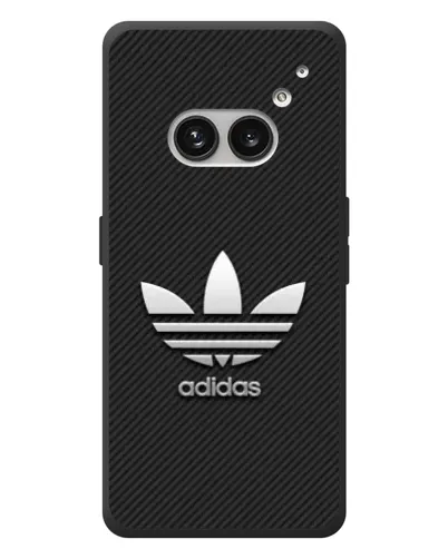 Чехол для Nothing Phone (2a) Plus с картинкой «Adidas Карбоновая текстура» Чехол для Nothing Phone (2a) Plus с картинкой «Adidas Карбоновая текстура»