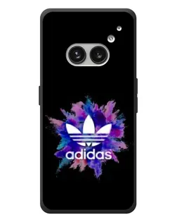 Чехол для Nothing Phone (2a) Plus с картинкой «Взрыв красок Adidas»