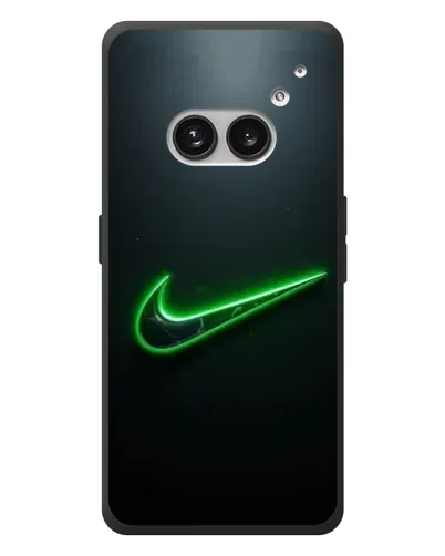 Чехол для Nothing Phone (2a) Plus с картинкой «Неоновый контур Nike»