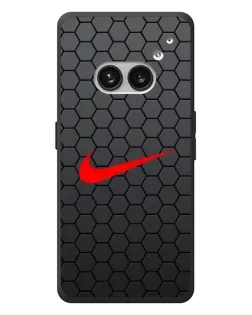 Чехол для Nothing Phone (2a) Plus с картинкой «Nike — карбоновая сетка»