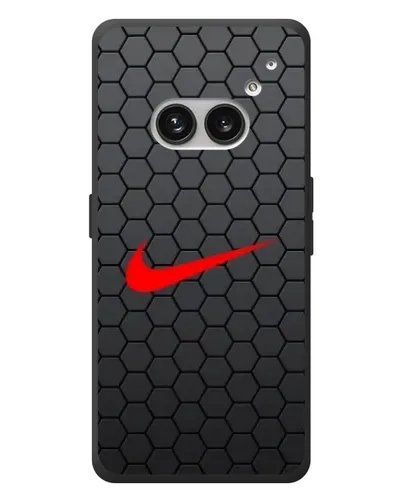 Чехол для Nothing Phone (2a) Plus с картинкой «Nike — карбоновая сетка»