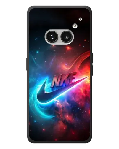 Чехол для Nothing Phone (2a) Plus с картинкой «Огненный логотип Nike»