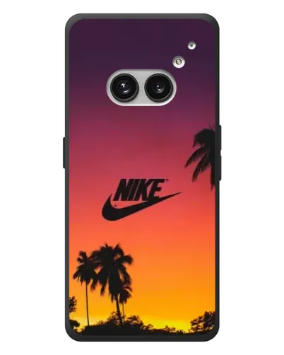 Чехол для Nothing Phone (2a) Plus с картинкой «Nike на закате солнца»