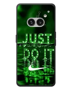 Чехол для Nothing Phone (2a) Plus с картинкой «Зеленый неоновый Nike»