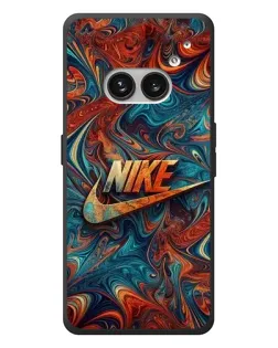 Чехол для Nothing Phone (2a) Plus с картинкой «Nike в абстракции»
