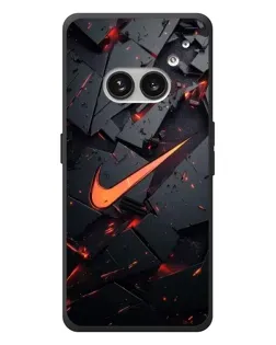 Чехол для Nothing Phone (2a) Plus с картинкой «Nike — эффект разломов»