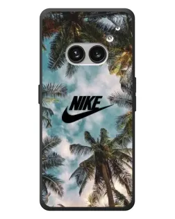 Чехол для Nothing Phone (2a) Plus с картинкой «Тропический принт Nike»