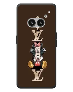 Чехол для Nothing Phone (2a) Plus с картинкой «LV и Микки Маус»