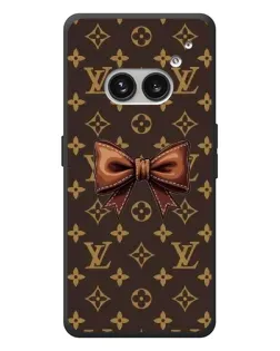 Чехол для Nothing Phone (2a) Plus с картинкой «LV с бантом»
