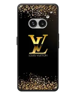 Чехол для Nothing Phone (2a) Plus с картинкой «LV — золотые искры»