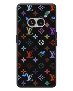 Чехол для Nothing Phone (2a) Plus с картинкой «Цветная монограмма LV»