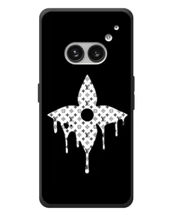 Чехол для Nothing Phone (2a) Plus с картинкой «Цветочная монограмма»
