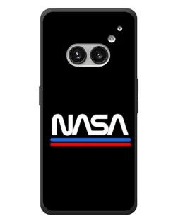 Чехол для Nothing Phone (2a) Plus с картинкой «NASA — классика Red Blue»