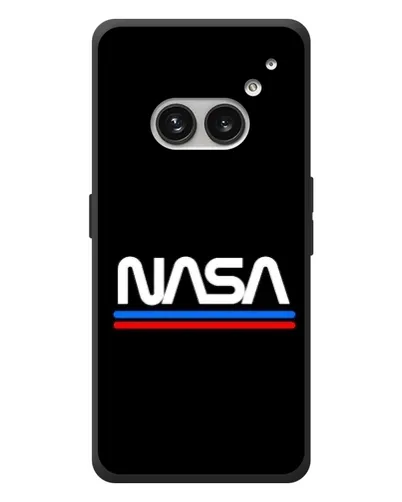 Чехол для Nothing Phone (2a) Plus с картинкой «NASA — классика Red Blue» Чехол для Nothing Phone (2a) Plus с картинкой «NASA — классика Red Blue»