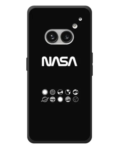 Чехол для Nothing Phone (2a) Plus с картинкой «NASA — технический принт» Чехол для Nothing Phone (2a) Plus с картинкой «NASA — технический принт»