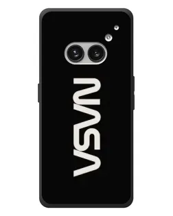 Чехол для Nothing Phone (2a) Plus с картинкой «NASA — вертикальный логотип»