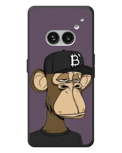 Чехол для Nothing Phone (2a) Plus с картинкой «Bored Ape в кепке»