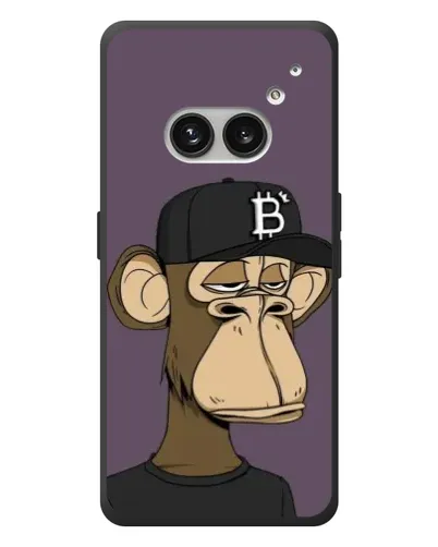 Чехол для Nothing Phone (2a) Plus с картинкой «Bored Ape в кепке»