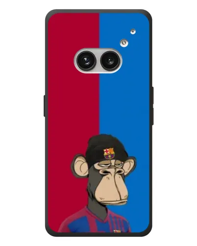 Чехол для Nothing Phone (2a) Plus с картинкой «Bored Ape — фанат Барсы»
