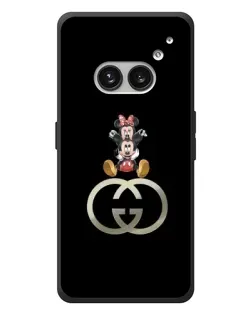 Чехол для Nothing Phone (2a) Plus с картинкой «Минни Маус на лого»