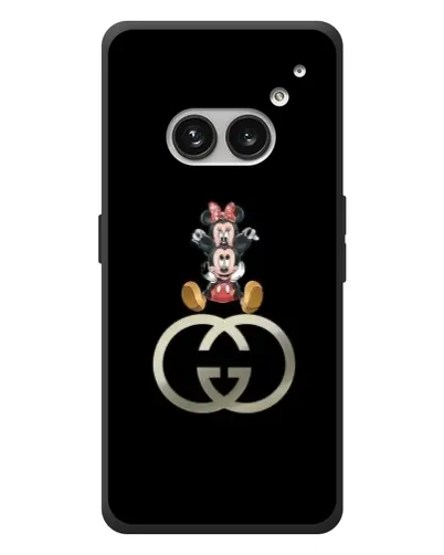 Чехол для Nothing Phone (2a) Plus с картинкой «Минни Маус на лого»