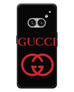 Чехол для Nothing Phone (2a) Plus с картинкой «Gucci — красный логотип»