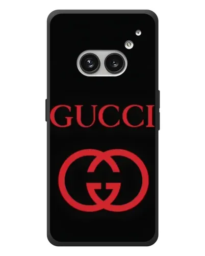 Чехол для Nothing Phone (2a) Plus с картинкой «Gucci — красный логотип»